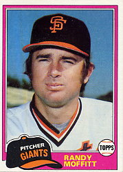 1981 Topps Baseball Cards      622     Randy Moffitt